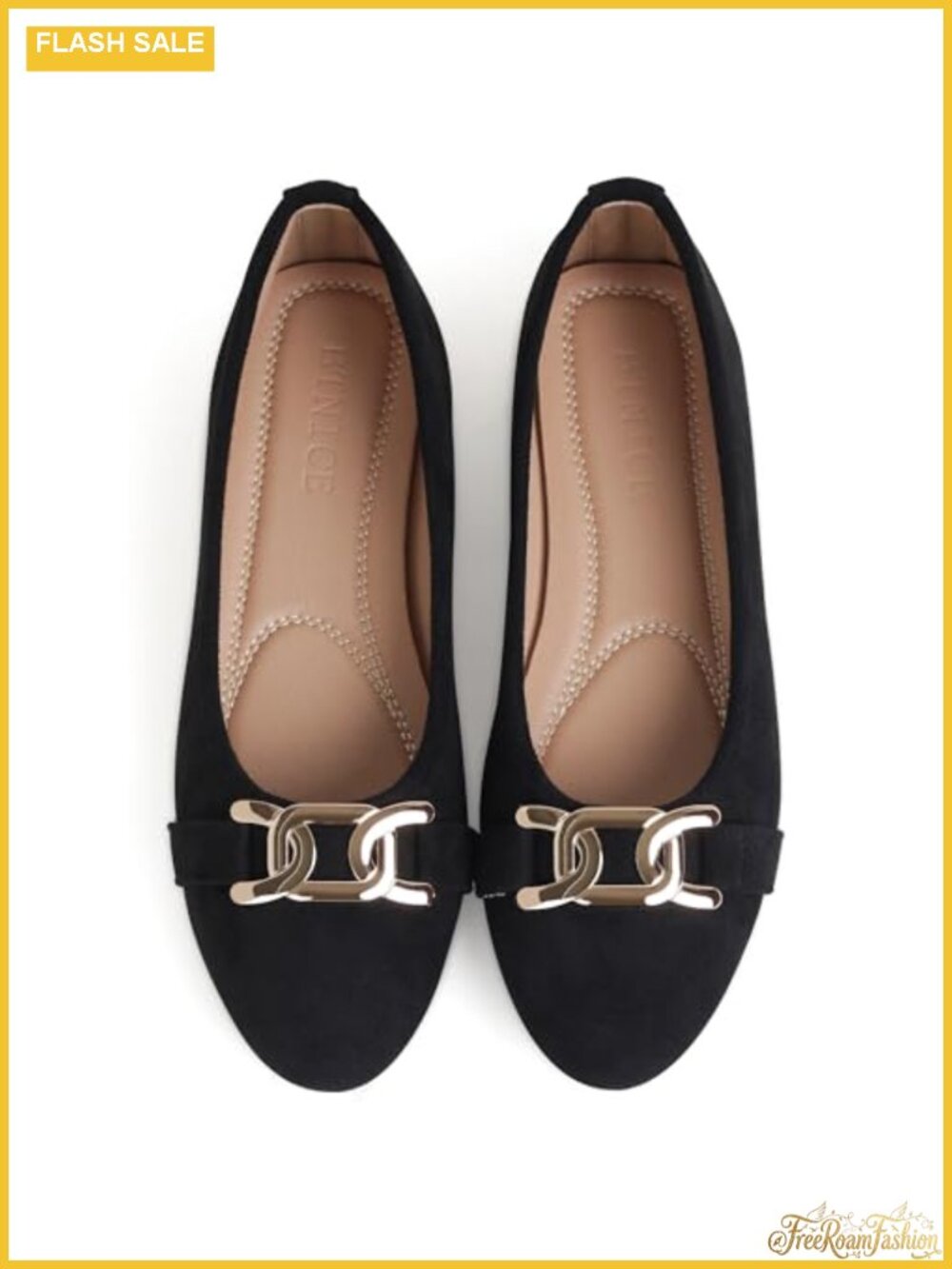 Women's Round Toe Ballet Flats Slip-On Comfortable Walking Shoes